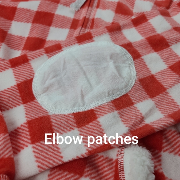 NEW One piece Fleece Hooded Pajamas - Picture 6 of 10